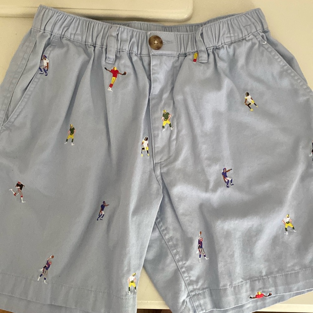 Chubbies blue 7” football shorts men’s M